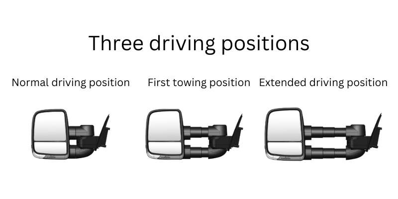 clearview next gen towing mirrors extendable safety isuzu mu-x d-max mazda bt-50